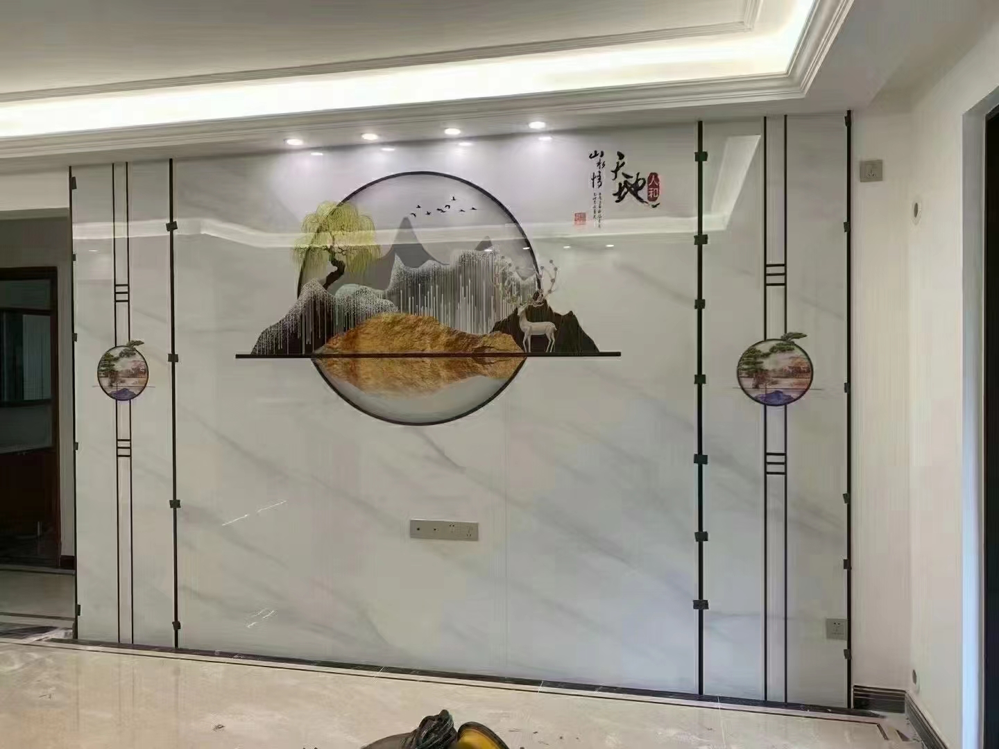 人造石，石英石背景墙